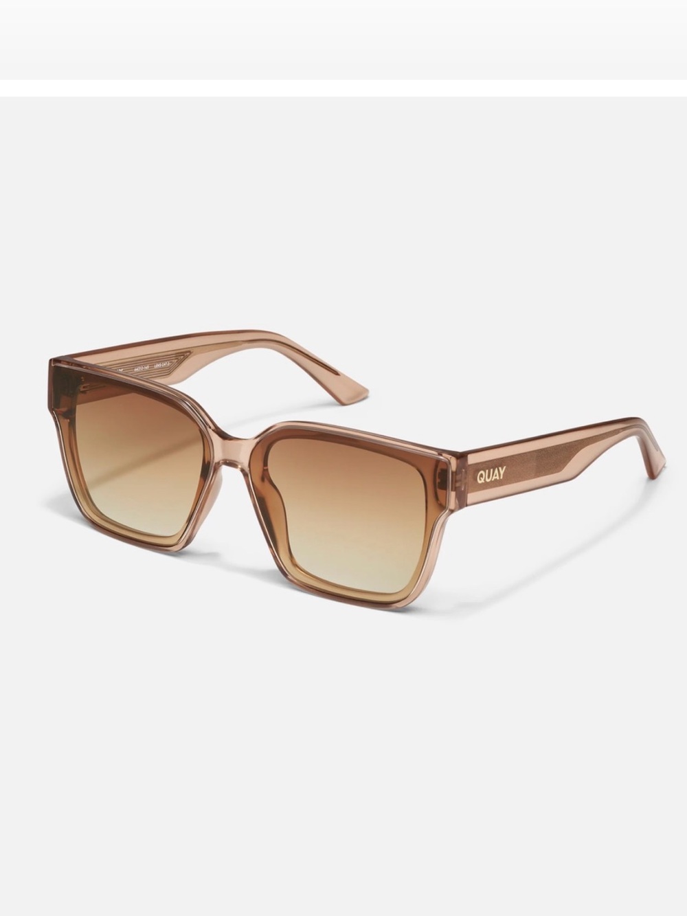 QUAY Drive In Square Sunglasses – Case Included - Picture 2 of 16